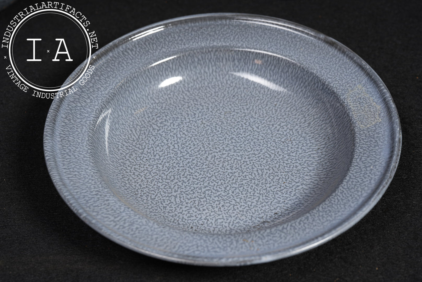 Antique 4-Piece Set of Graniteware Dishes