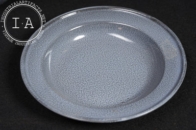 Antique 4-Piece Set of Graniteware Dishes