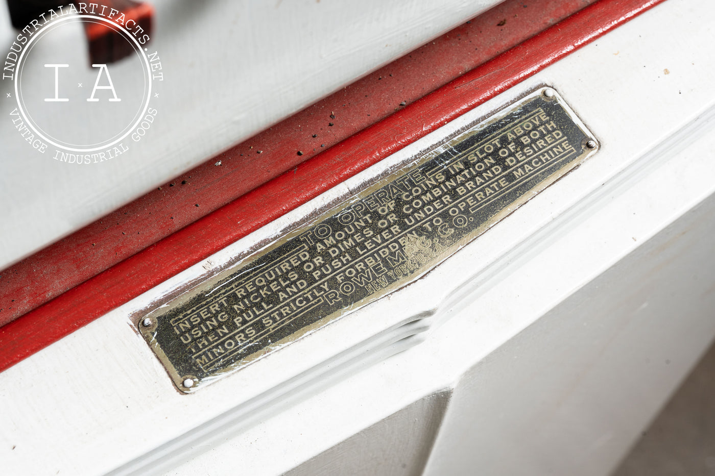 Original 1930s Rowe Cigarette Machine