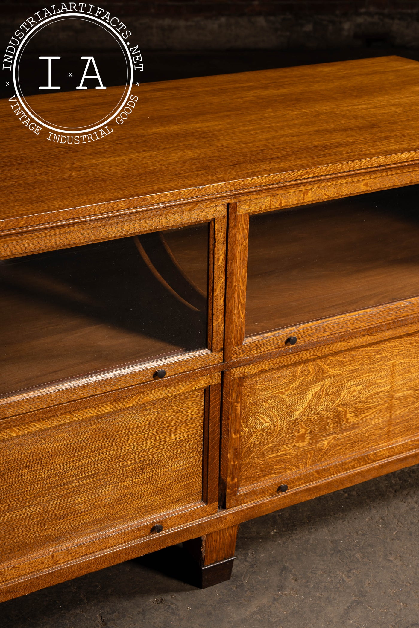c. 1920 Arts and Crafts Barrister Kitchen Island