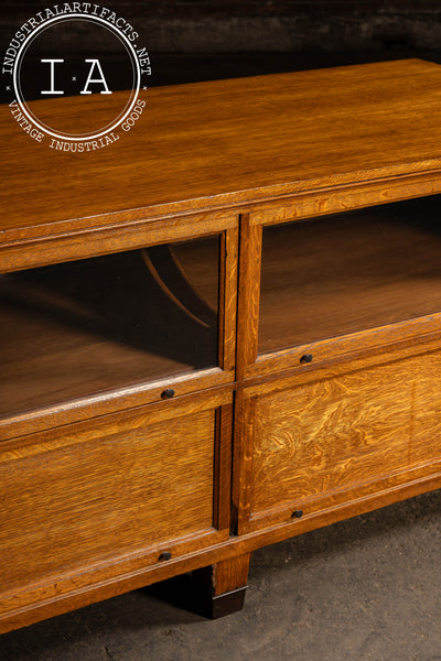 c. 1920 Arts and Crafts Barrister Kitchen Island