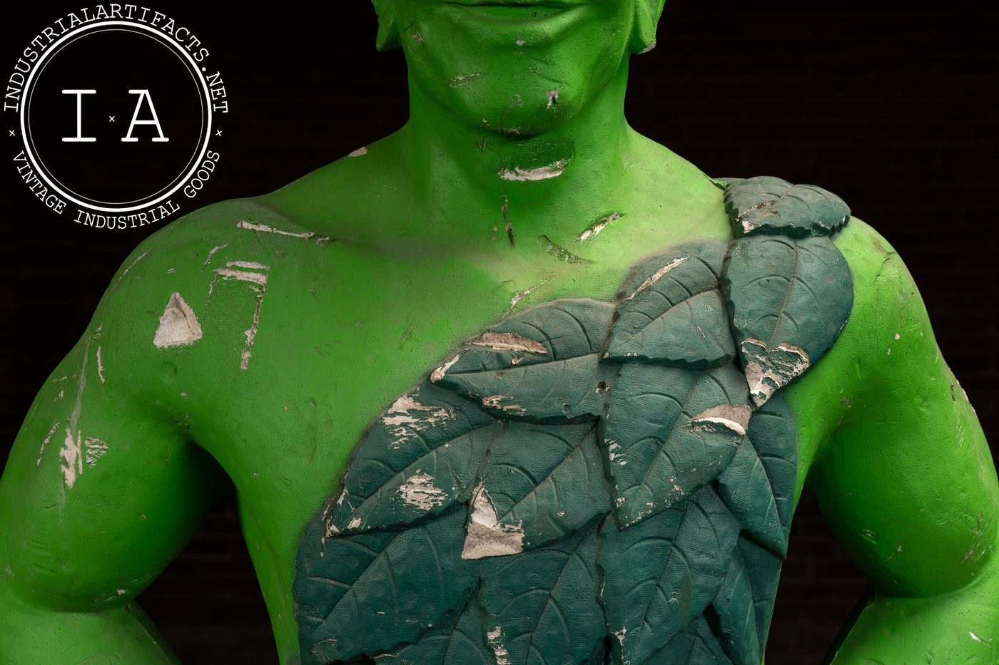 Vintage Jolly Green Giant Foam Advertising Statue
