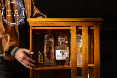 Early 20th Century Danner Revolving Tiger Oak Bookcase