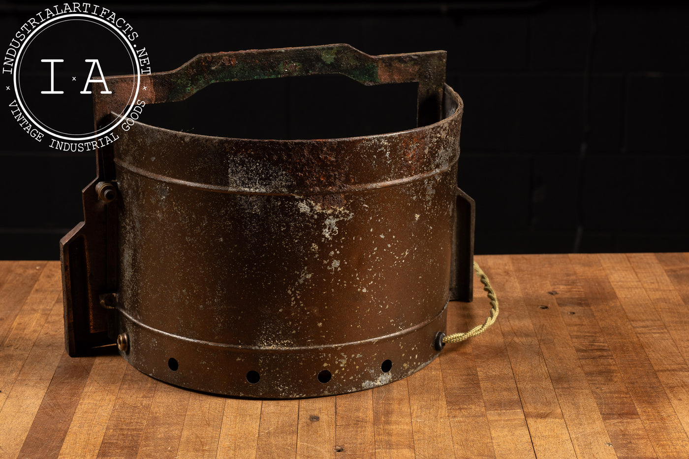 Japanned Copper C.E.S.A. Industrial Inspection Lamp