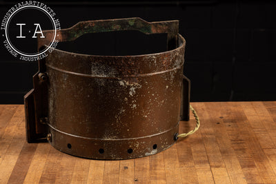 Japanned Copper C.E.S.A. Industrial Inspection Lamp