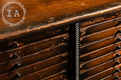 Early 20th Century Mahogany Sheet Music Cabinet