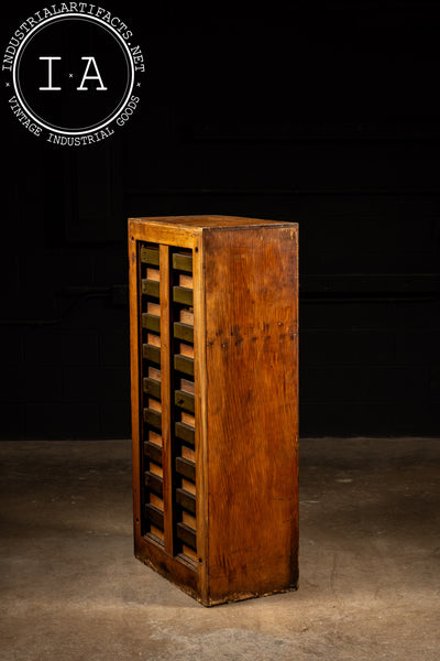 Antique IRS Double Card Catalog