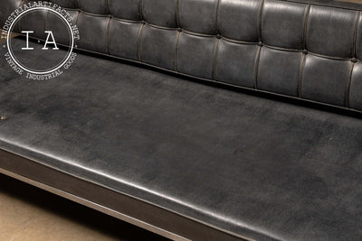 Vintage Steelcase Leather Sofa