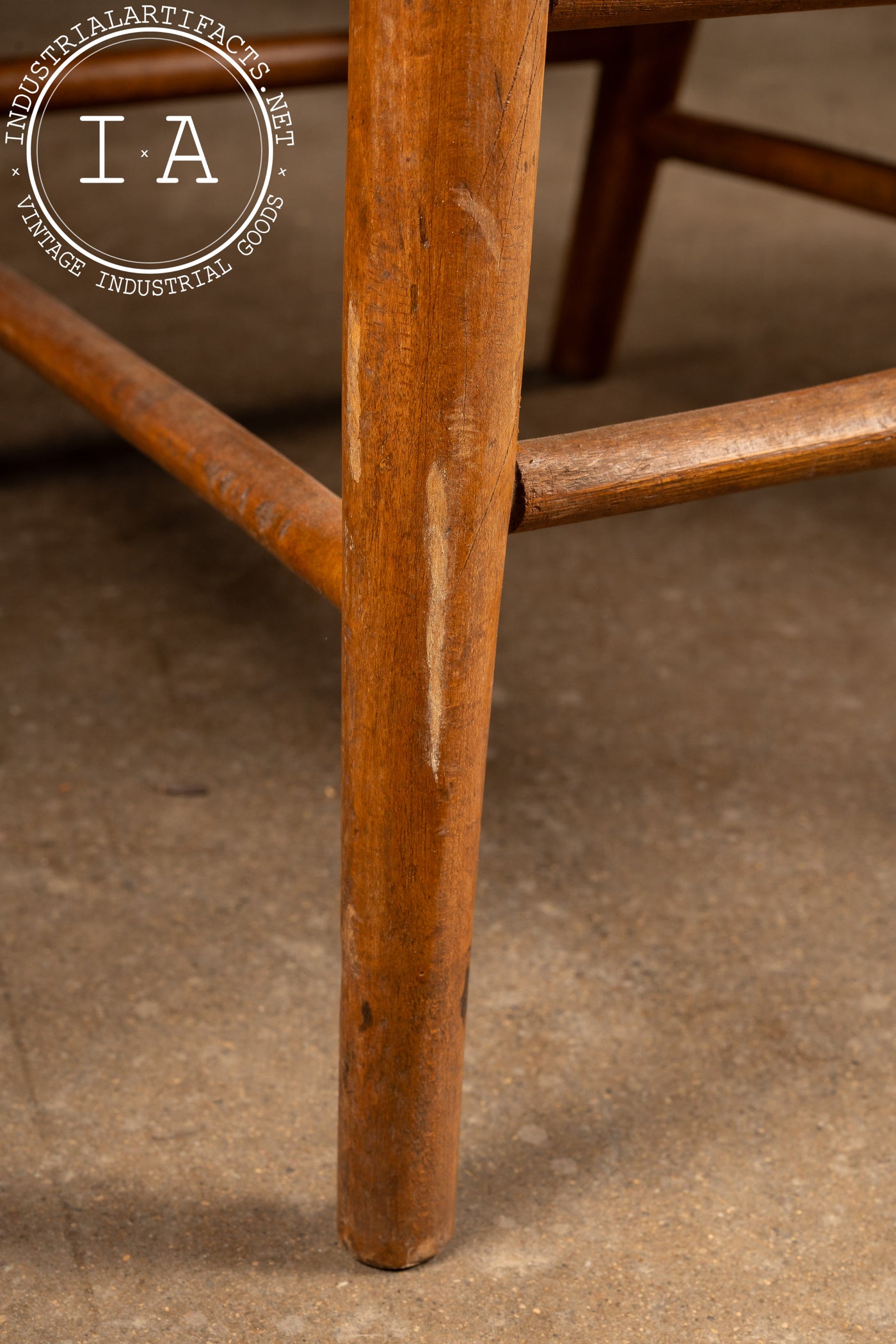 Set Of Three Antique Oak Farmhouse Windsor Chairs