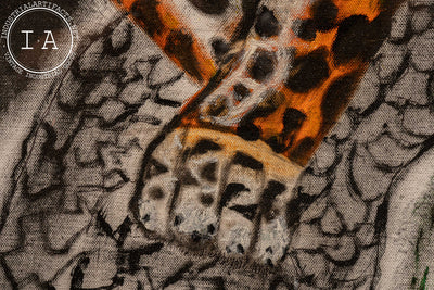 Leopard | Framed Oil Painting
