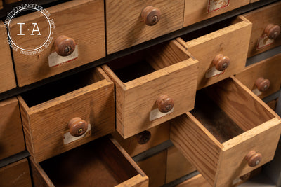 Antique 30 Drawer Parts Cabinet