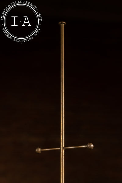 Antique Brass Tabletop Mercantile Display Stand