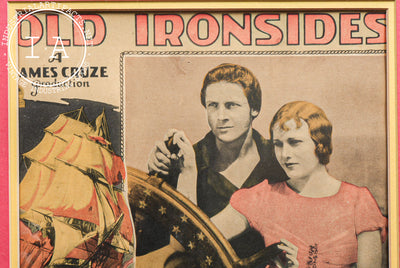 Antique Old Ironsides Framed Movie Lobby Card