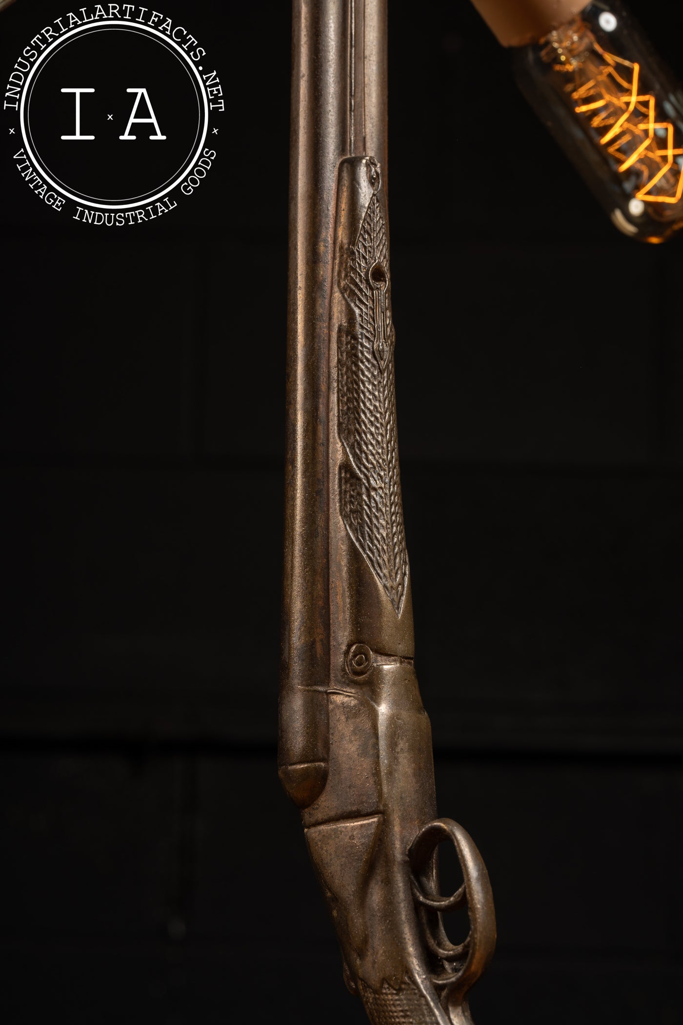 Vintage Winchester Figural Shotgun Lamp