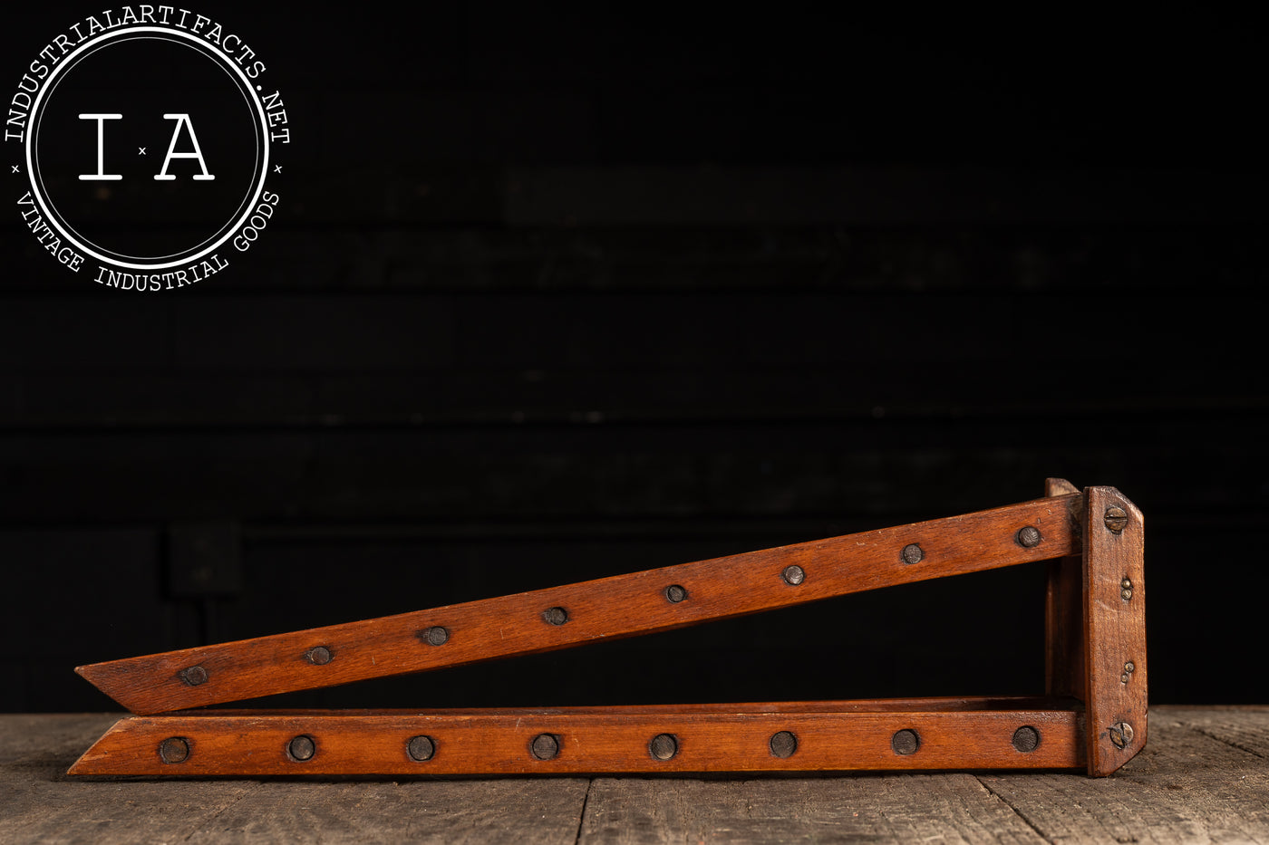 Early Salesman Sample Wooden Folding Ladder