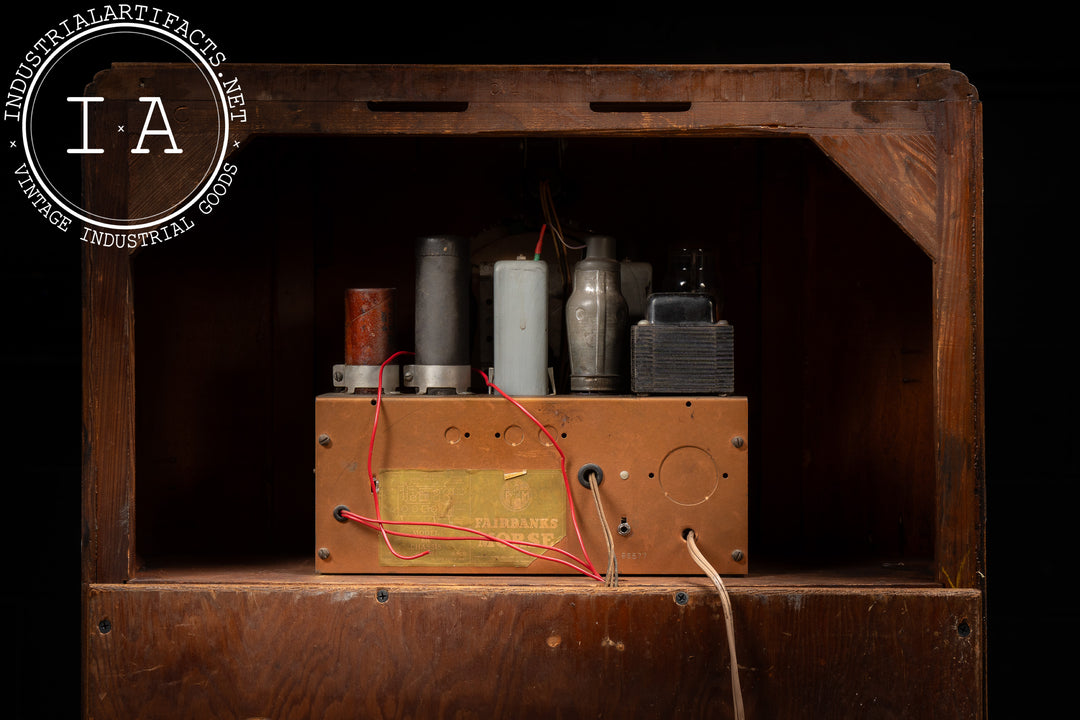 Vintage Model 6AC-1 Radio with Magic Eye by Fairbanks-Morse
