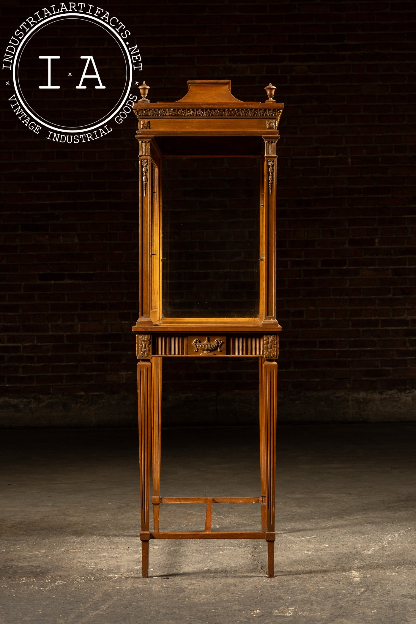 Louis XIV Style Glass Display Case