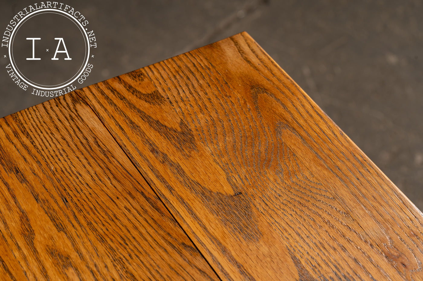 Vintage Oak Revolving Bookcase