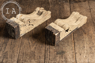 Pair of Antique Wooden Architectural Corbels