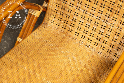 Vintage Bentwood and Rattan Furniture Set by Franco Albini