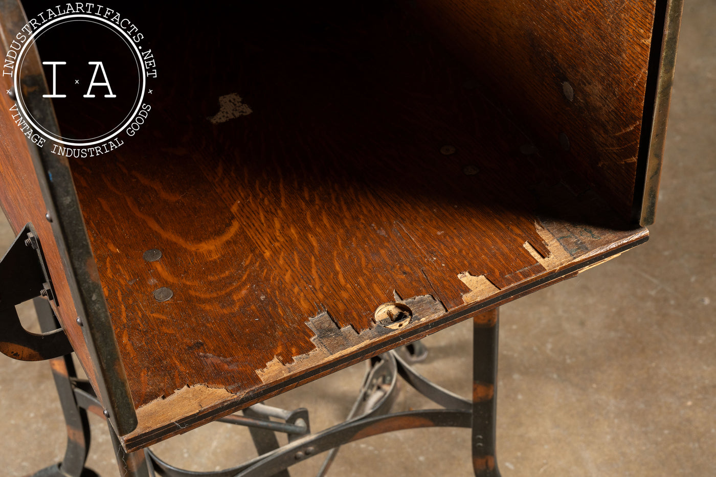 Early 20th Century Japanned Copper Traveling Clerk's Desk