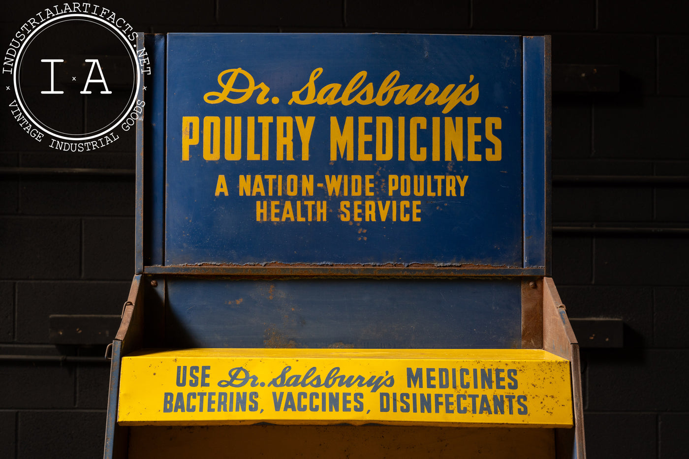 Vintage Poultry Medicine Mercantile Display