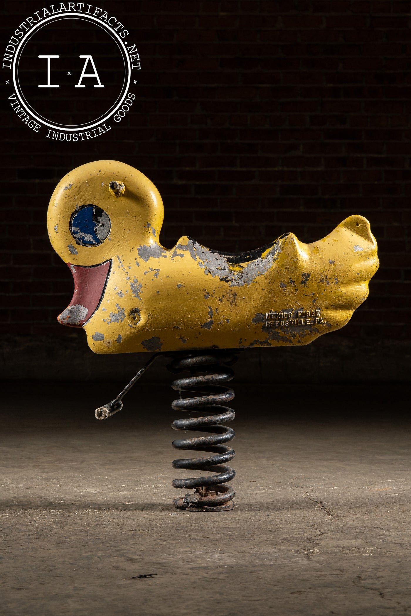 Mexico Forge Spring Rider Vintage Duck Spring Rider Playground Toy by Mexico Forge – Industrial ...