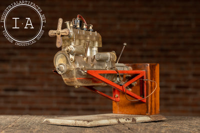 Vintage German Educational Engine Demonstrator Model by Gescha