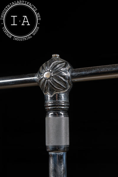 Art Deco Nickel-Plated Department Store Garment Rack