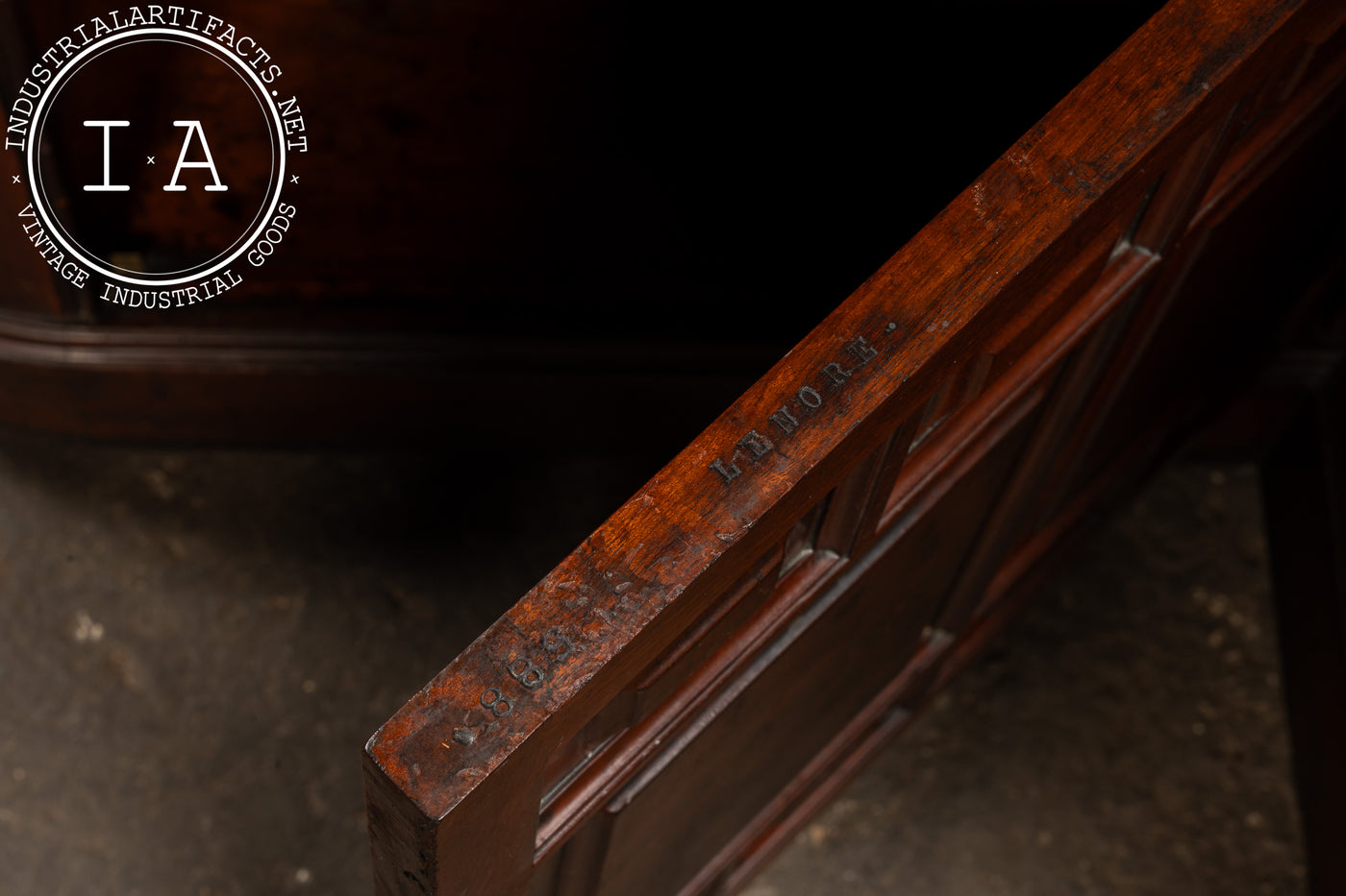 c. 1850 English Mahogany Renaissance Revival Corner Library Cabinet