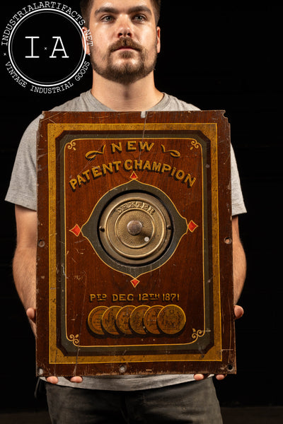 Late 19th Century Herring's Patent Champion Safe Back Panel