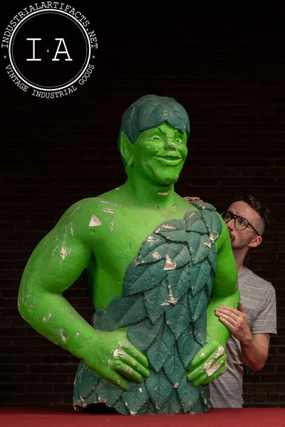 Vintage Jolly Green Giant Foam Advertising Statue