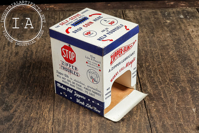 Zipper-Slik Lubricant Retail Point-of-Sale Counter Display