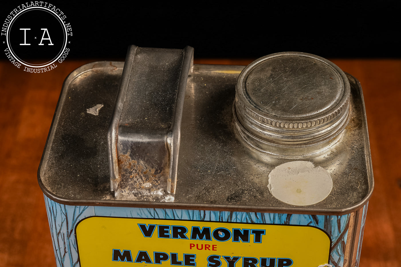 Vintage State of Vermont 66 oz. Maple Syrup Can