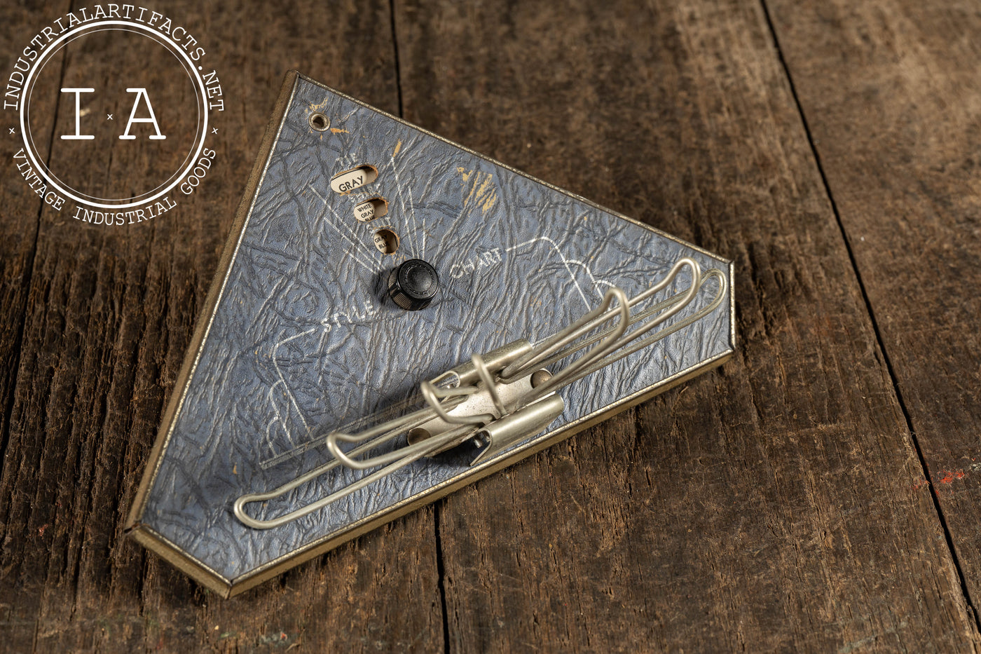 1937 “Men’s Style Chart” Tie Hanger by Nu-Dell