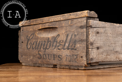 Antique Wooden Campbell's Soup Crate