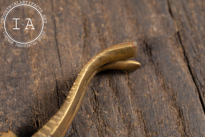 Cast Brass Crocodile Nutcracker