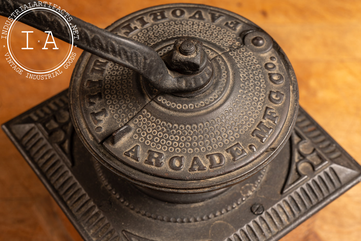 Early 20th Century Arcade Coffee Grinder