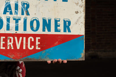 Vintage Snap-on Automotive Air Conditioner Service Sign