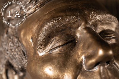 Vintage Plaster Abraham Lincoln Life Mask by Erick Erickson