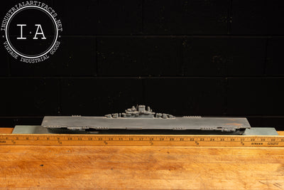 Vintage Essex-Class Aircraft Carrier Identification Model by South Salem Studios