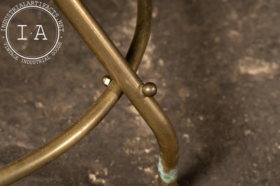 c. 1920 Brass Art Deco Coat Tree