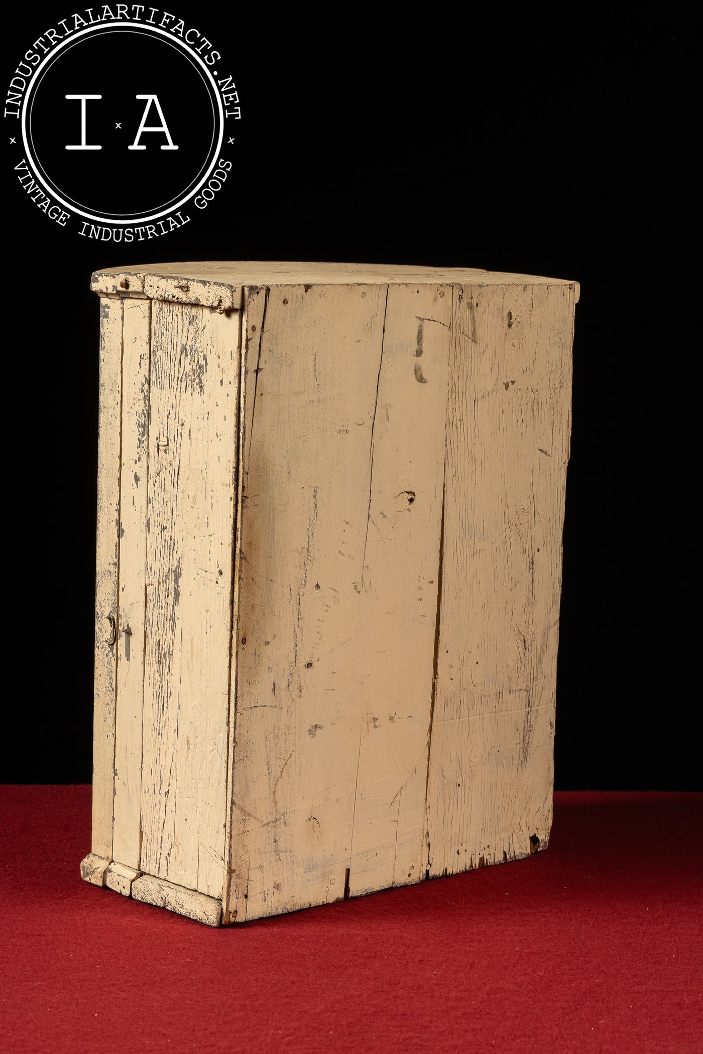Late 19th Century J.H. McLean Patent Medicine Advertising Cabinet