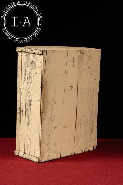 Late 19th Century J.H. McLean Patent Medicine Advertising Cabinet