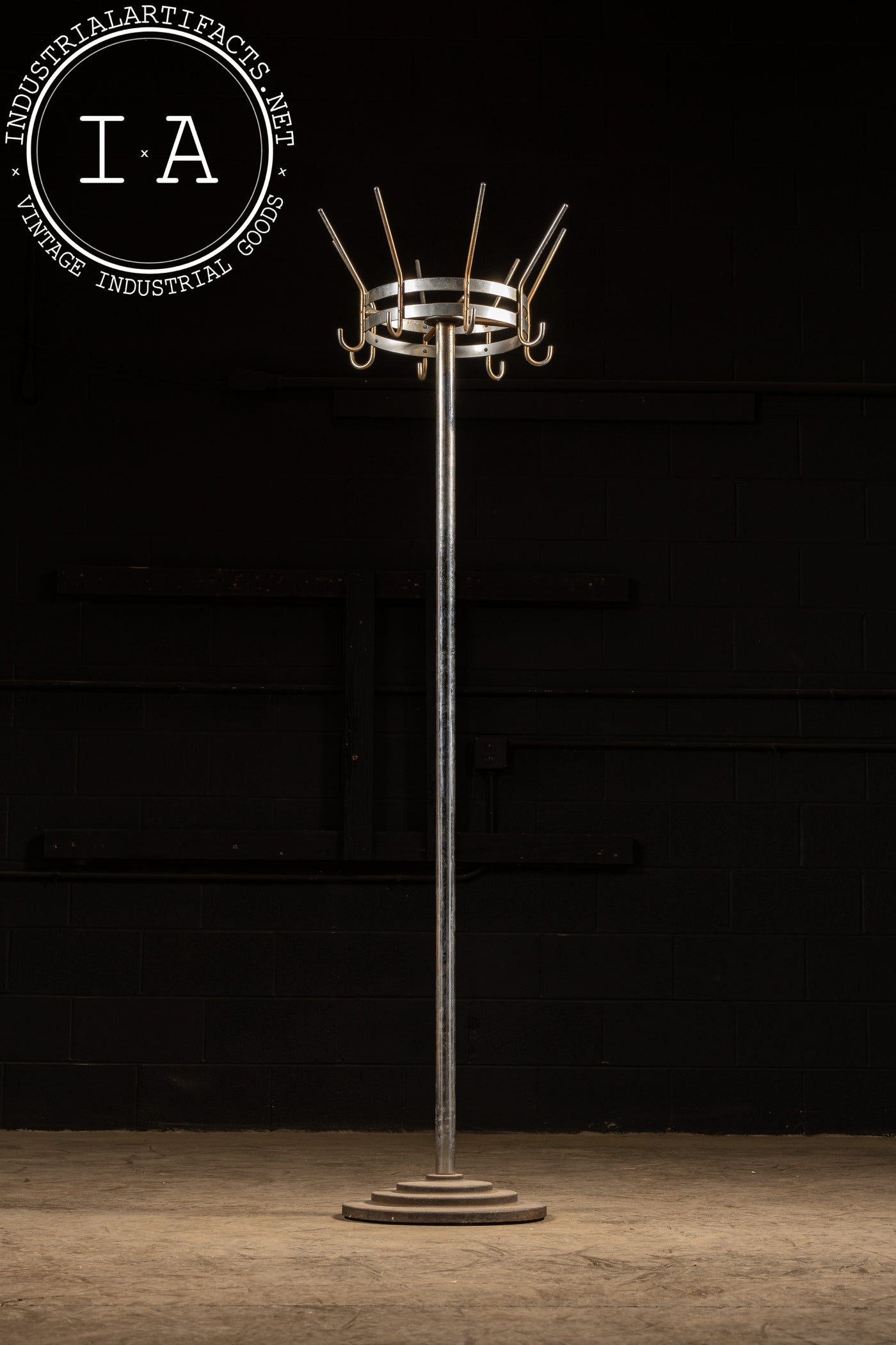 c. 1920 Art Deco Barber Shop Coat Rack