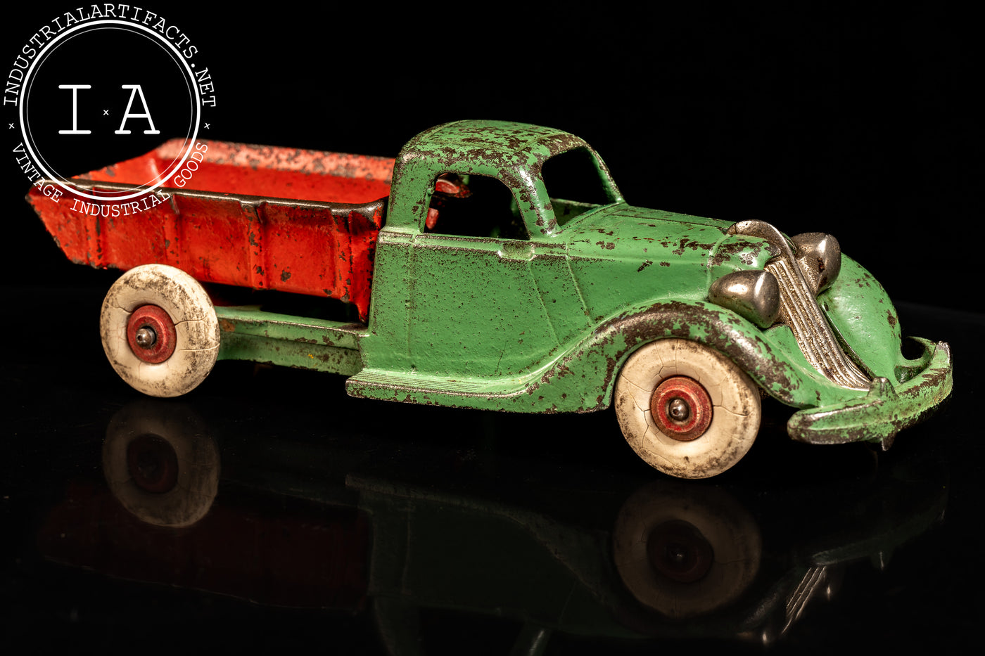 Vintage Hubley Dump Truck With Nickel Plated Grill