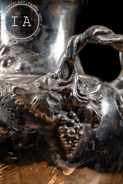 1850s English Silverplate Hot Water Pot
