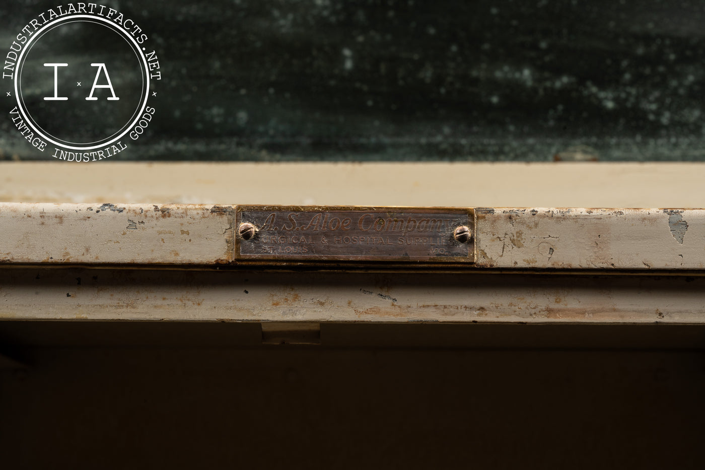 Early 20th Century Medical Sideboard Cabinet With Mirror