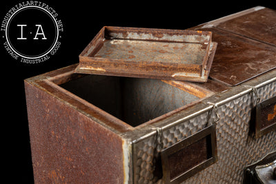 Antique Three-Option Coffee Bean Dispenser