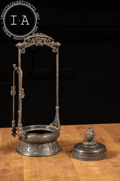 19th Century Silver-Plate Pickle Castor